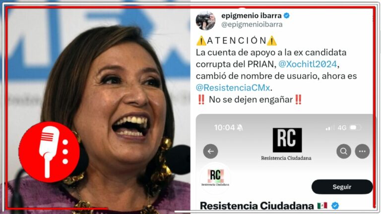 Pese al estrepitoso fracaso de la prianista, cuenta que apoyaba a Xóchitl Gálvez cambia de nombre y logos para seguir propagando mensajes de odio, de clasismo y noticias falsas contra la 4T