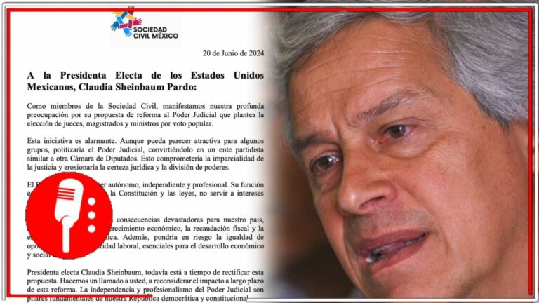 No entienden que no representan a nadie: &#8220;Sociedad Civil MX&#8221;, otra de las marcas de la familia X. González,reaparece y pide a Claudia Sheinbaum que dé marcha atrás a la Reforma Judicial