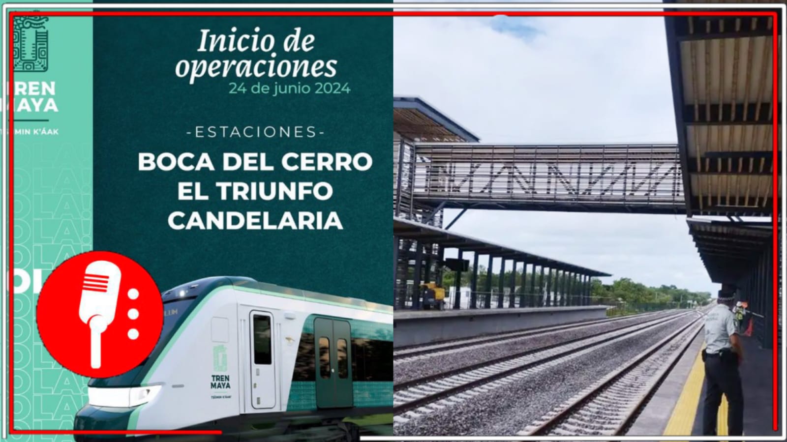 El Tren Maya llega a la tierra y agua de AMLO: Inauguran las estaciones de Tenosique y Balancán, Tabasco; celebran la llegada del progreso, desarrollo y bienestar en la región