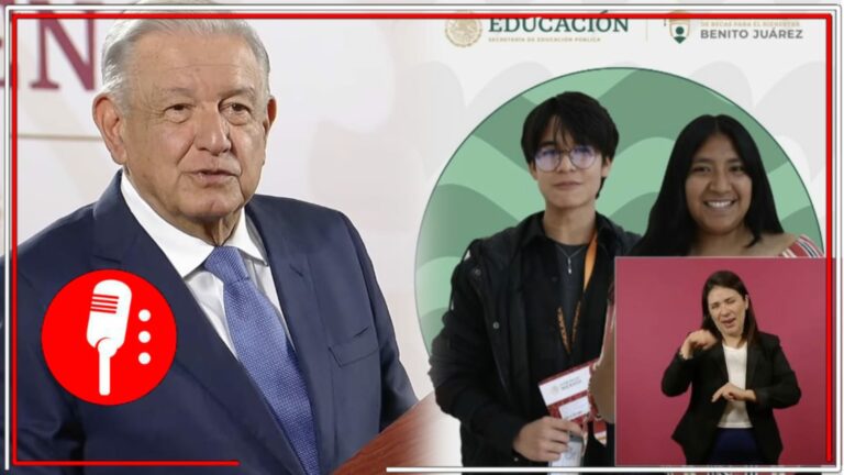 Nunca más jóvenes sin oportunidades de estudiar: gracias a las ayudas de AMLO, la deserción escolar en nivel medio superior bajó a tan solo un 9 por ciento en lo que va del sexenio de AMLO