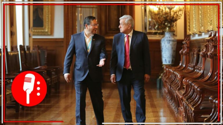 ¡La Patria Grande está más unida que nunca! Luis Arce agradeció al presidente López Obrador y a Claudia Sheinbaum, presidenta electa, por su firme condena al intento de golpe de Estado en Bolivia 