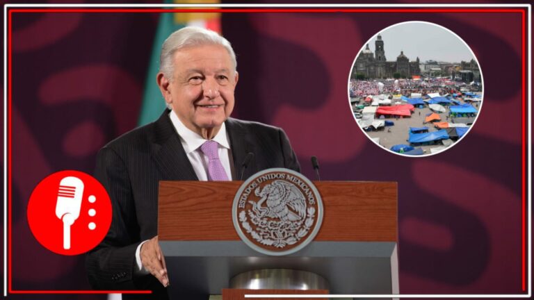 AMLO se reunió con los maestros de la CNTE en Palacio Nacional para avanzar en la solución de sus demandas; acordaron gestionar un encuentro con la Presidenta electa, Claudia Sheinbaum