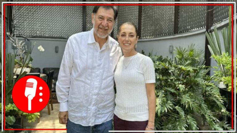 Unidad para consolidar la 4T: Fernández Noroña se reunió con Claudia Sheinbaum; el petista reveló que la mandataria electa le ofreció un espacio y que reflexionará sobre la invitación (VIDEO)