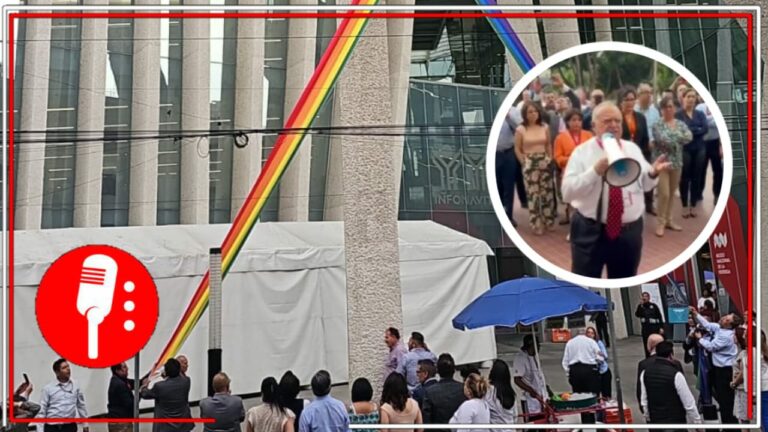 Conapred condenó las expresiones de homofobia y discriminación tras la destrucción de la bandera LGBTI+ en la sede del Infonavit; la CNDH aseguró que dichas expresiones atentan contra el respeto a la diversidad