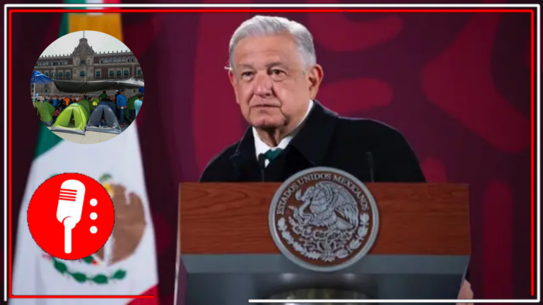 El que usa la violencia no es demócrata y tampoco es de izquierda: AMLO rechaza manifestaciones de violencia por parte de la CNTE frente al Palacio Nacional