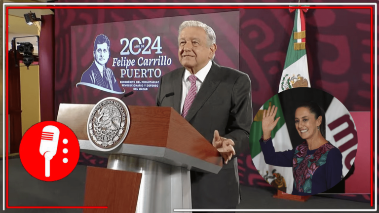 “Una falta de respeto lamentable”: AMLO defiende a Claudia Sheinbaum ante comentarios misóginos y acusaciones de ser una copia; “yo le voy a entregar la banda y adiós”, afirma