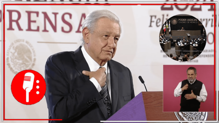 “El éxito de nuestra política económica ha sido precisamente no permitir la corrupción”: AMLO reitera que la 4T no dará marcha atrás en reformar al corrupto Poder Judicial cooptado por una minoría de oligarcas