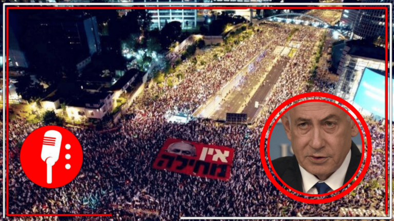 Su mandato conservador es la muerte de la democracia: En Israel piden que Netanyahu, el ministro del crimen, dimita de su puesto y que pare el genocidio en Palestina