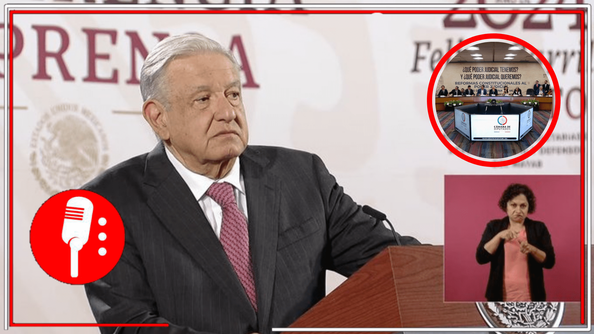 AMLO reconoce la voluntad de cambio que mostraron algunos ministros durante el Primer Foro para debatir la Reforma Judicial, pues es una oportunidad para avanzar