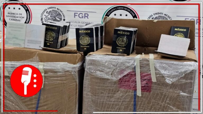 Los delitos se persiguen y se castigan: La FGR detiene en Tlaxcala a Mauricio “V” y Alan “C” que transportaban mil 328 pasaportes, de los seis mil robados de la Cancillería mexicana