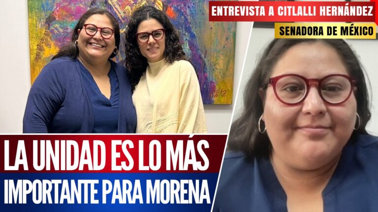 #Entrevista | La unidad es lo más importante para Morena: Citlalli Hernández aseguró que está tranquila con que Luisa Alcalde participe en la renovación de la dirigencia del partido y que siempre pondrá por delante el bienestar del pueblo