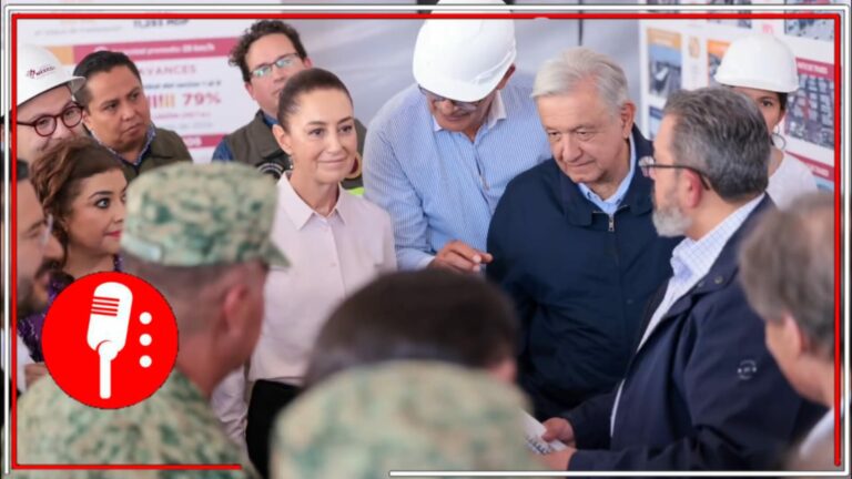 Colaboración para consolidar la transformación: Claudia Sheinbaum y AMLO, realizan gira para supervisar los avances en las obras del Trolebús Chalco – Santa Martha, para mejorar la movilidad metropolitana (VIDEO)