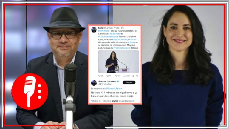 Y los jóvenes son la “generación de cristal”: Se mofan del conservador Samuel Prieto por enfurecer luego de que la próxima Secretaria de Cultura, Claudia Curiel, usó las expresiones “juntes, hijes y todes”, en apoyo a la inclusión