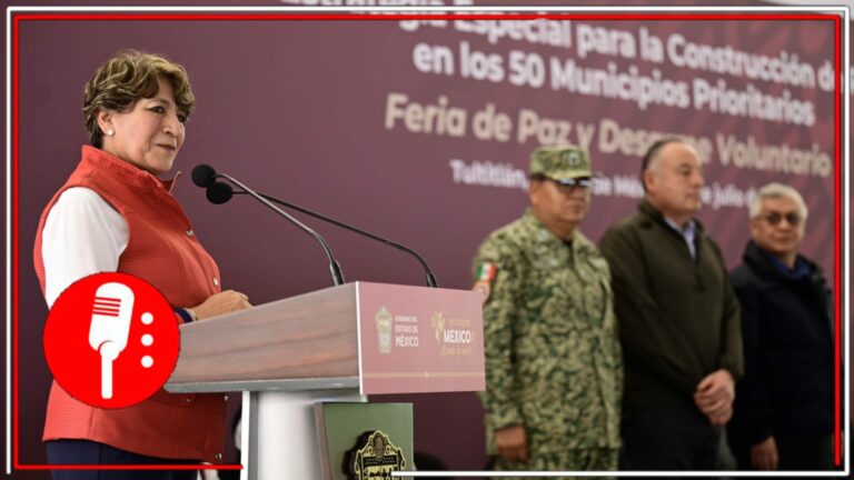 “Nuestro más sentido pésame a la familia”: Delfina Gómez Álvarez aseguró que no habrá impunidad en el homicidio de Milton Morales Figueroa y que trabajan de manera coordinada para dar con los responsables