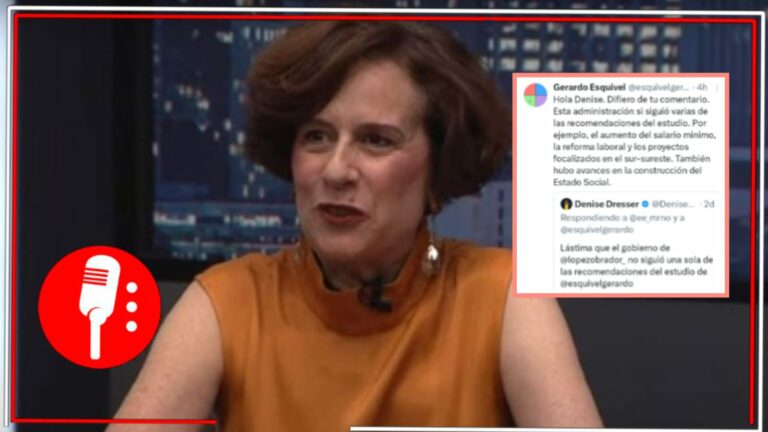 Un ridículo más de Denise Dresser: La conservadora trató utilizar un estudio sobre la desigualdad en México para atacar a AMLO, pero Gerardo Esquivel exhibe su mentira y señala que la 4T tiene avances en “la construcción del Estado Social”