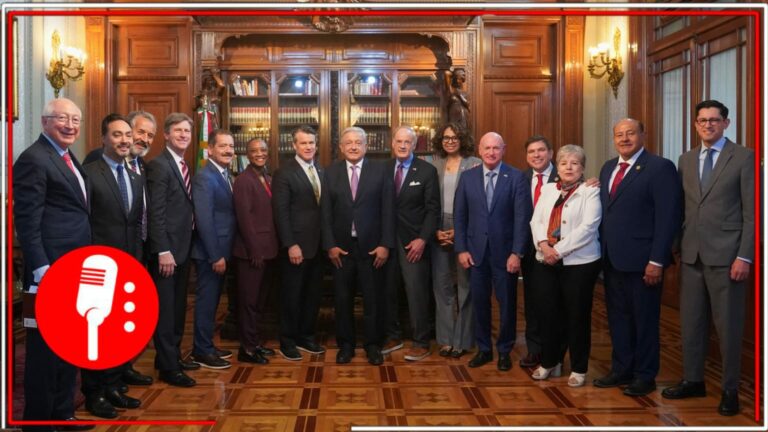 México mantiene su política de buena vecindad: AMLO se reunió en Palacio Nacional con legisladores de Estados Unidos; coincidieron en seguir trabajando conjuntamente en beneficio de ambas naciones