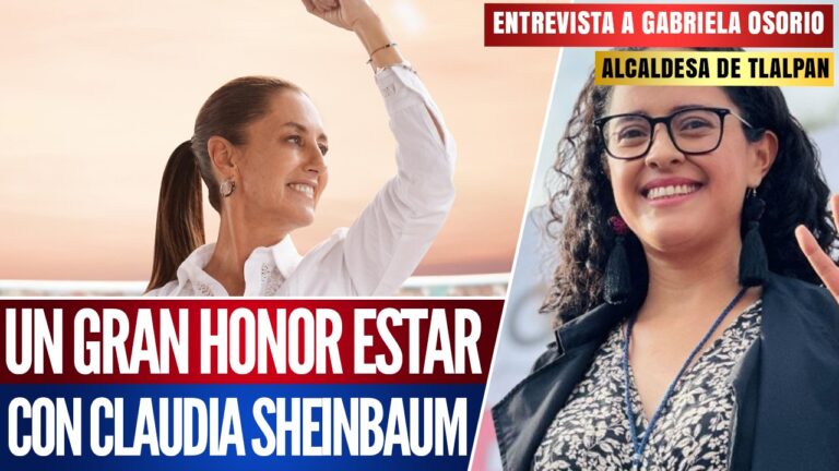 #Entrevista | Un gran honor estar con Claudia Sheinbaum: Gabriela Osorio señaló que tendrá cero tolerancia a la corrupción y que su gobierno en Tlalpan tiene la responsabilidad de ser un ejemplo de los que es la 4T 
