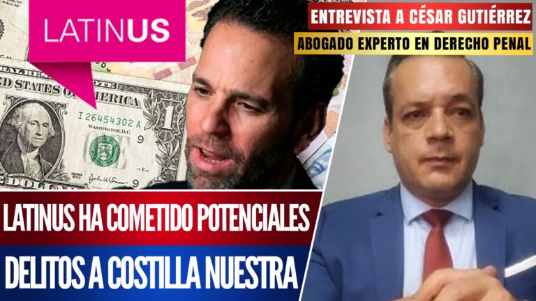 #Entrevista | Latinus ha cometido potenciales delitos a costilla nuestra: César Gutiérrez señaló que la empresa de Roberto Madrazo está siendo financiada con los impuestos de los mexicanos y para pagar el ostentoso sueldo de Loret de Mola