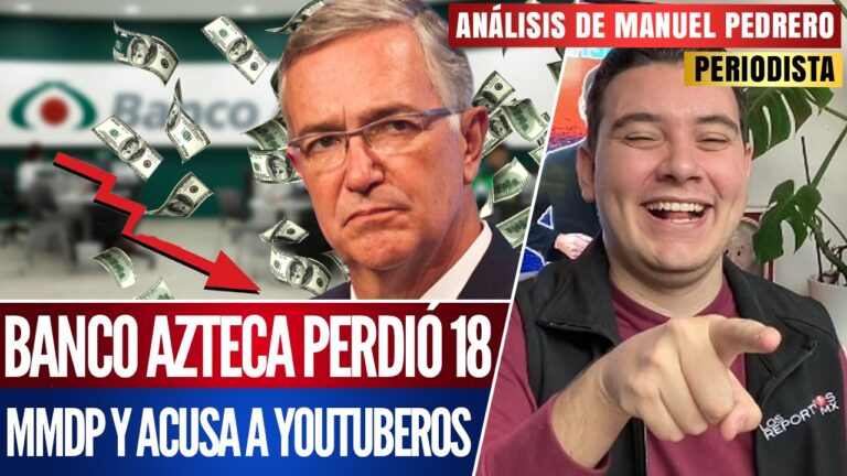 #Análisis | Banco Azteca perdió 18 MMDP y acusa a youtubers: Manuel Pedrero señaló que Ricardo Salinas aceptó que su institución bancaria ha registrado pérdidas millonarias y acusó que se debió a una campaña en redes sociales