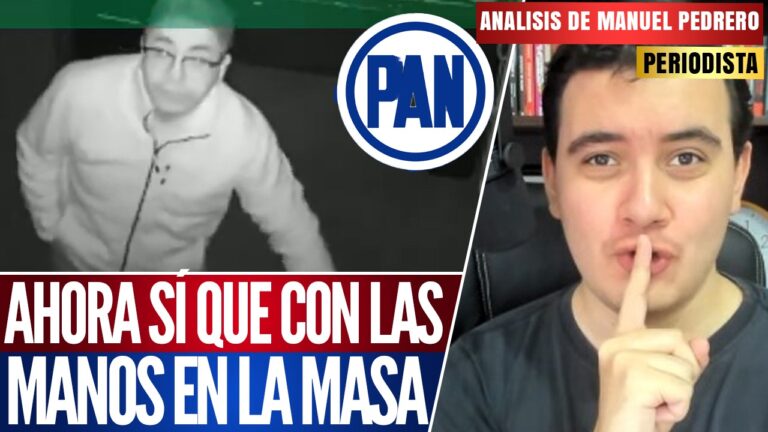 #Análisis | Ahora sí con las manos en la masa: Manuel Pedrero señaló la hipocresía del panismo que se envuelve en los valores tradicionales, pero que resultan ser unas fichitas como el líder panista de Puebla