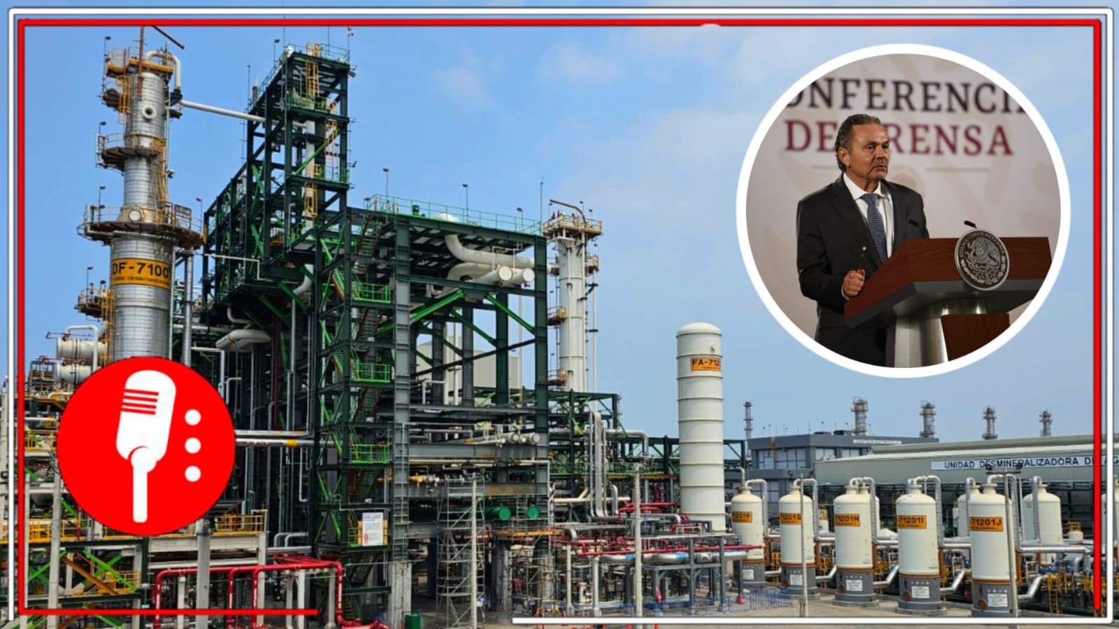 Con la 4T se alcanza la autosuficiencia energética: Octavio Romero, director de Pemex, destacó que la recién construida refinería “Olmeca” ya procesa 100 mil barriles diarios de crudo