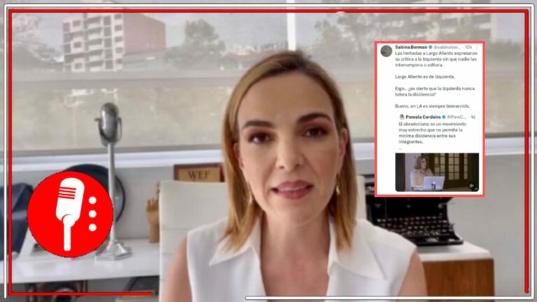 La derecha está atrapada en su mar de contradicciones: La periodista conservadora, Pamela Cerdeira, señaló que el &#8220;lopezobradorismo&#8221; no tolera la disidencia, aunque pudo criticar a AMLO libremente en una canal público