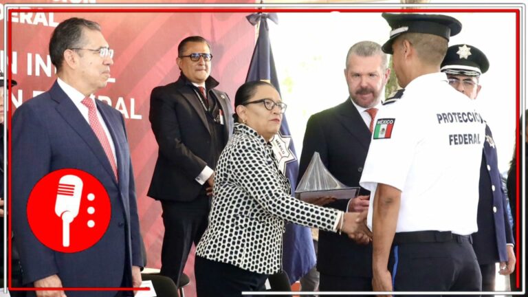 La 4T avanza en la construcción de la paz: Rosa Icela Rodríguez encabezó la ceremonia de graduación de tres generaciones de cadetes del SPF; los instó a ser profesionales y honestos