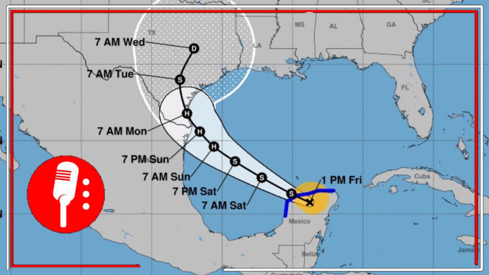 Beryl se degrada a tormenta tropical: Tras alejarse de Quintana Roo, la entidad pasa a Alerta Amarilla, se reactiva el transporte y termina la ley seca, informa Mara Lezama