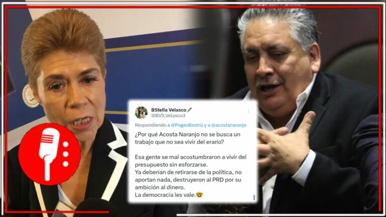 ¿Por qué Acosta Naranjo no se busca un trabajo que no sea vivir del erario?: cuestionan mexicanos al ex perredista, que ahora es impulsado por Beatriz Pagés y sus secuaces como un nuevo defensor de la derecha
