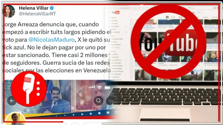 Así funcionan la censura y las trampas de las redes hegemónicas estadounidenses: Denuncian restricciones a canales de noticias venezolanos; veto terminaría hasta después de las elecciones del país sudamericano