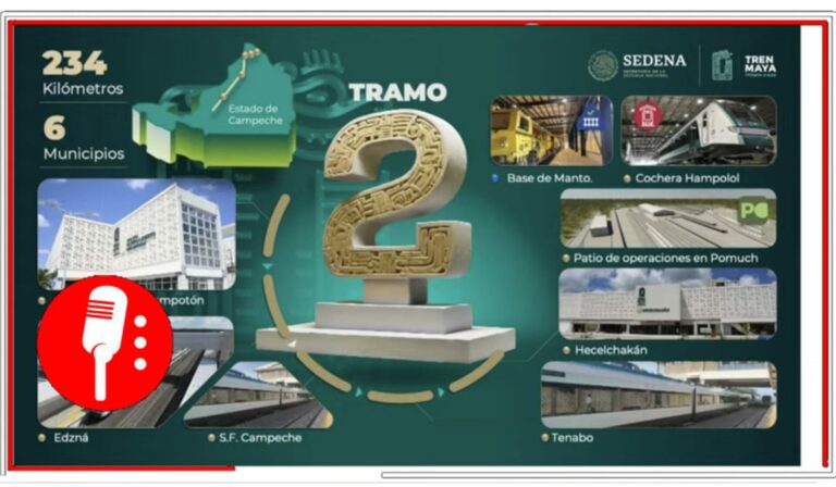 Tren Maya, Tramo 2: Desde su inauguración, la ruta Escárcega-Calkiní ha transportado a más de 65 mil 985 personas, beneficiando al pueblo, el comercio y el turismo