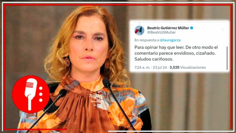 &#8220;Para opinar hay que leer. De otro modo el comentario parece envidioso&#8221;: La Doctora Beatriz Gutiérrez Müller responde a colaboradora de López-Dóriga molesta con el tema del feminismo