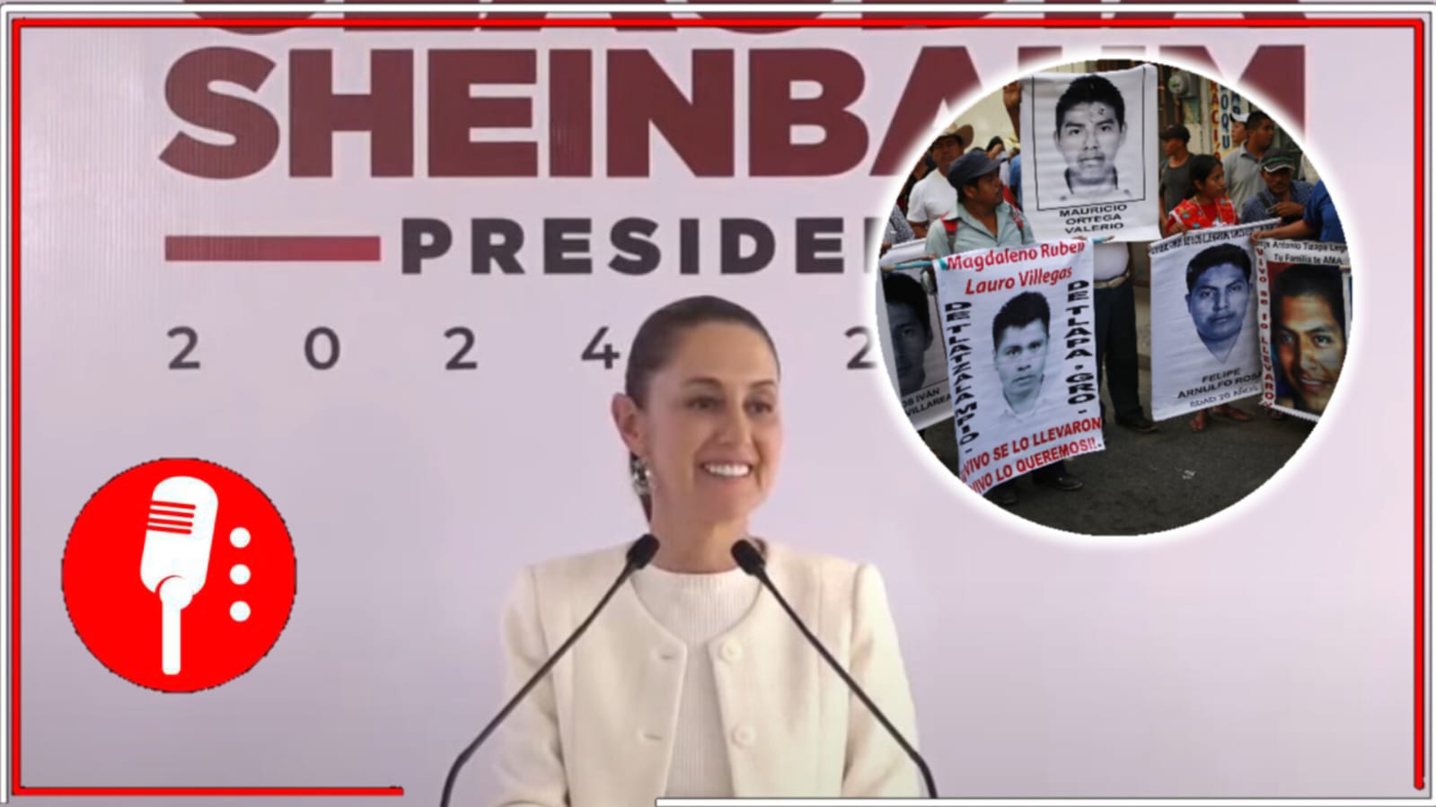 No se abandonará el caso ni se dará carpetazo: La presidenta electa, Claudia Sheinbaum informó a los padres y madres de los 43 estudiantes de Ayotzinapa que seguirá trabajando para dar con la verdad
