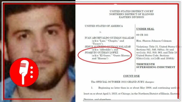 Joaquín Guzmán López, el &#8220;Chapito&#8221; detenido la semana en EE.UU. se declara no culpable ante la jueza Sharon Johnson Coleman en un tribunal de Chicago