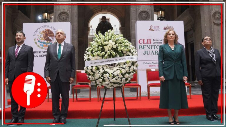 El legado de la lucha por la justicia en México: AMLO encabezó el 152 aniversario luctuoso de Benito Juárez en Palacio Nacional; Rosa Icela destacó  que López Obrador sentó las bases de la 4T