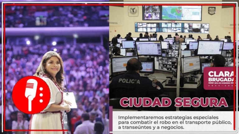 La CDMX, un territorio de paz y tranquilidad: Clara Brugada reafirma su compromiso con la seguridad de los capitalinos en el transporte público
