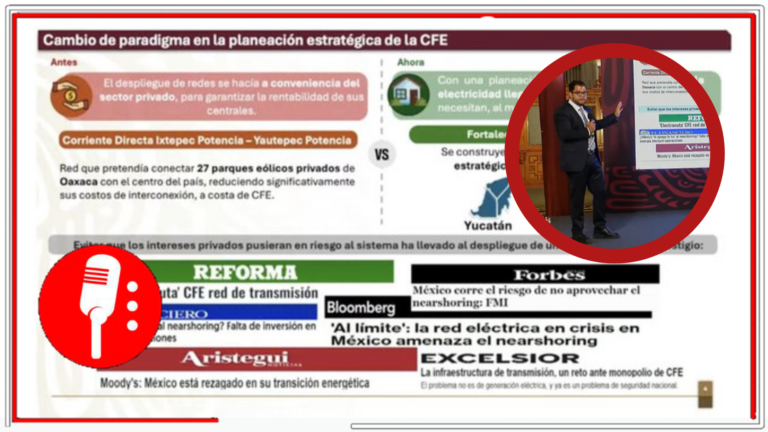 Falso que la CFE esté en crisis y necesite ayuda del sector privado: Con una histórica inversión de 19 mil 992 MDD, la paraestatal opera con un enfoque de planeación integral en beneficio del pueblo