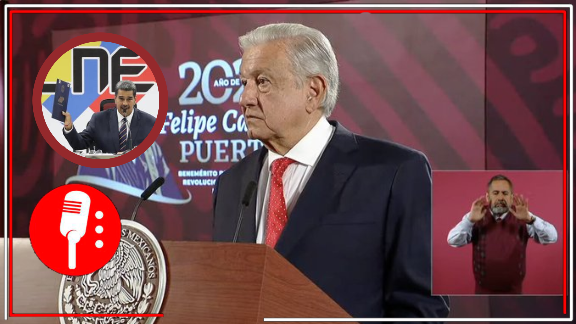 “¿Por qué el injerencismo?”: AMLO pide respetar los resultados electorales de Venezuela y señala la hipocresía de los nuevos “demócratas”, Fox y Calderón