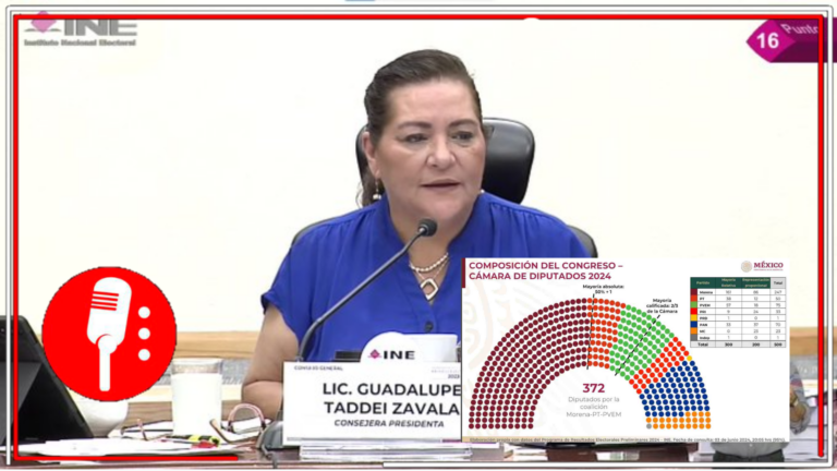 ¡A ver si ahora sí entiende la derecha!: Guadalupe Taddei asegura que se cumplirá la ley en la asignación de diputaciones