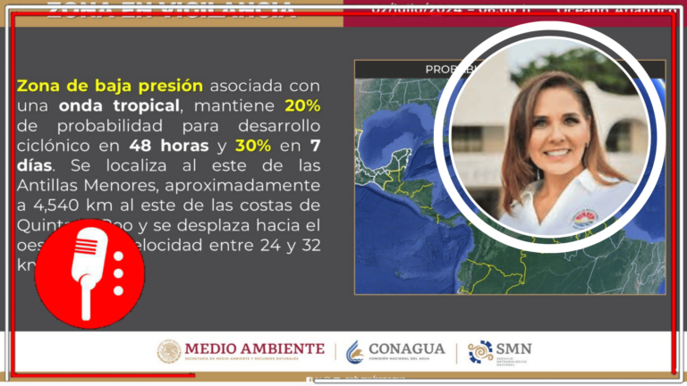 El gobierno de Quintana Roo se prepara ante posible desarrollo ciclónico: Mara Lezama trabaja para garantizar el bienestar de los ciudadanos ante las condiciones del clima