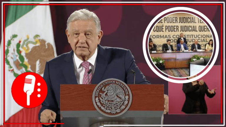Si han hecho una buena labor, no tienen nada que temer: AMLO defiende una Reforma Judicial democrática para elección popular de jueces y magistrados