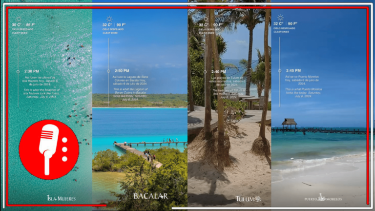 Quintana Roo está de pie: Sus playas lucen paradisíacas y en paz tras la rápida recuperación del huracán Beryl