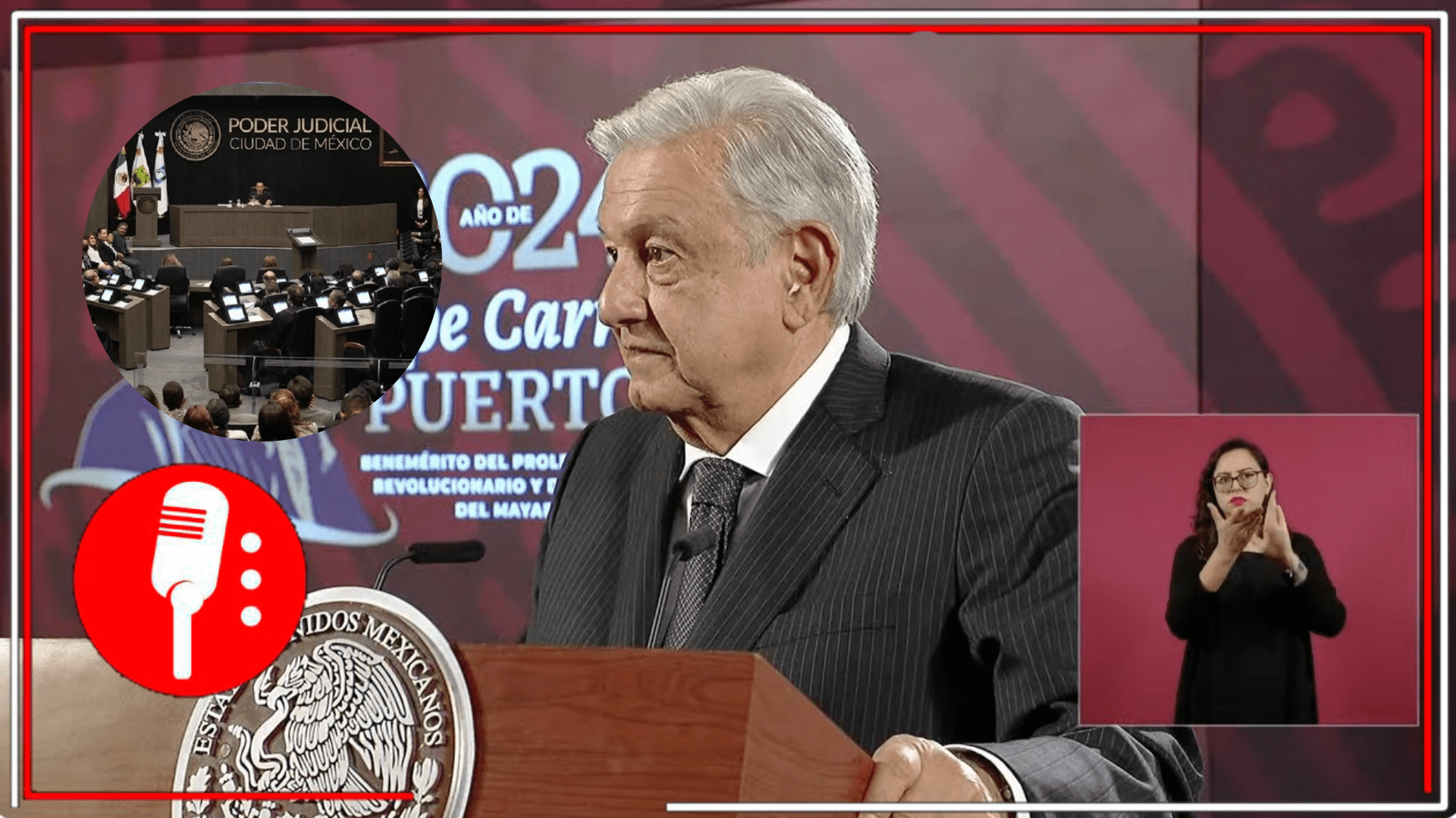 Hace falta que el pueblo le de una zarandeada al PJ: AMLO llama a una Reforma Judicial y propone una democracia para elegir jueces y magistrados