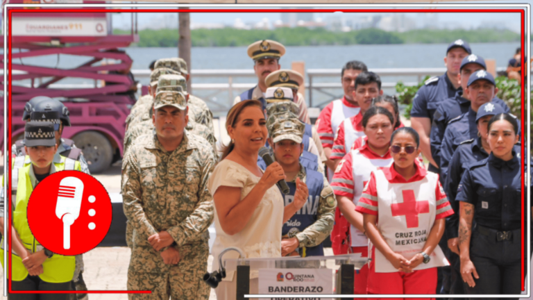La gobernadora Mara Lezama da inicio al Operativo de Seguridad Vacacional de Verano, Quintana Roo 2024
