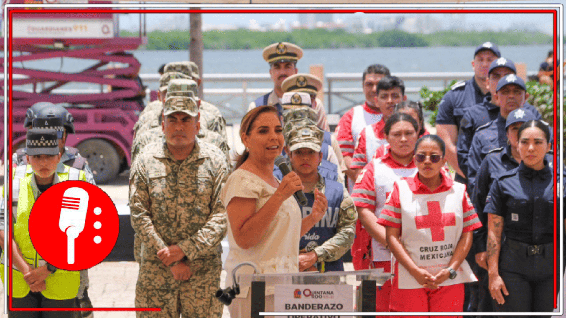 La gobernadora Mara Lezama da inicio al Operativo de Seguridad Vacacional de Verano, Quintana Roo 2024