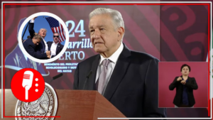 Después del atentado contra el expresidente de EE.UU., AMLO urge a los candidatos presidenciales a regular la venta de armas