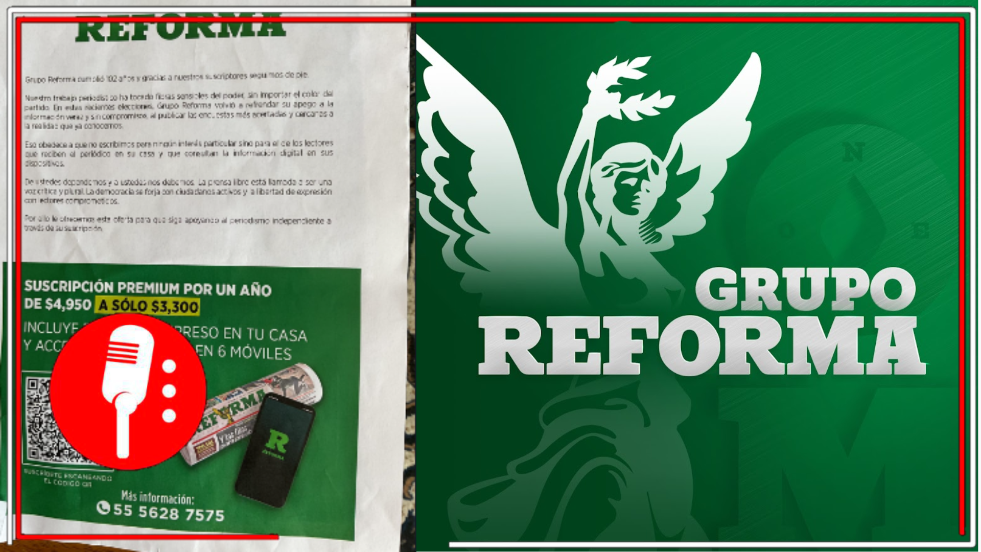 El Reforma, “pasquín inmundo” de la derecha, infame por sus noticias falsas, envía carta a sus suscriptores victimizandose y anunciando una rebaja en suscripciones