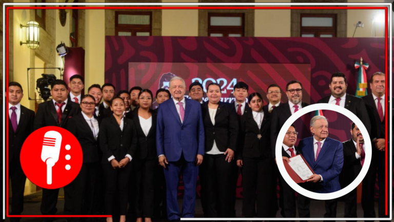 La 4T prepara a jóvenes expertos para recuperar el tren como medio de transporte: AMLO presenta a la primera generación de ingenieros ferroviarios del IPN