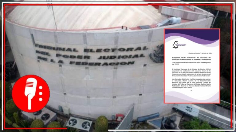 El TEPJF trata de avalar un presunto fraude en la alcaldía Cuauhtémoc y ordena al IECM suspender la realización del recuento total de los votos en la elección, que estuvo marcada por irregularidades