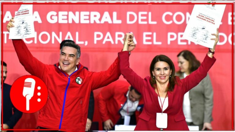 Se consumó la dictadura en el interior del PRI: Alito Moreno y Carolina Viggiano echaron mano de su aplanadora y lograron reelegirse con el 97% de los votos como dirigentes nacionales del tricolor